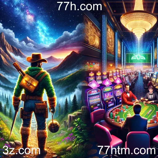 Imagem promocional da 77h.com mostrando a plataforma e suas vantagens